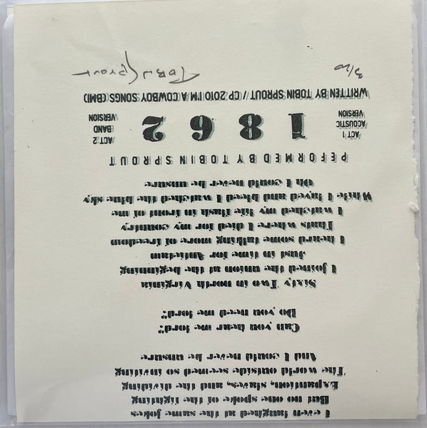Antietam (Single 45) Silkscreen Cover